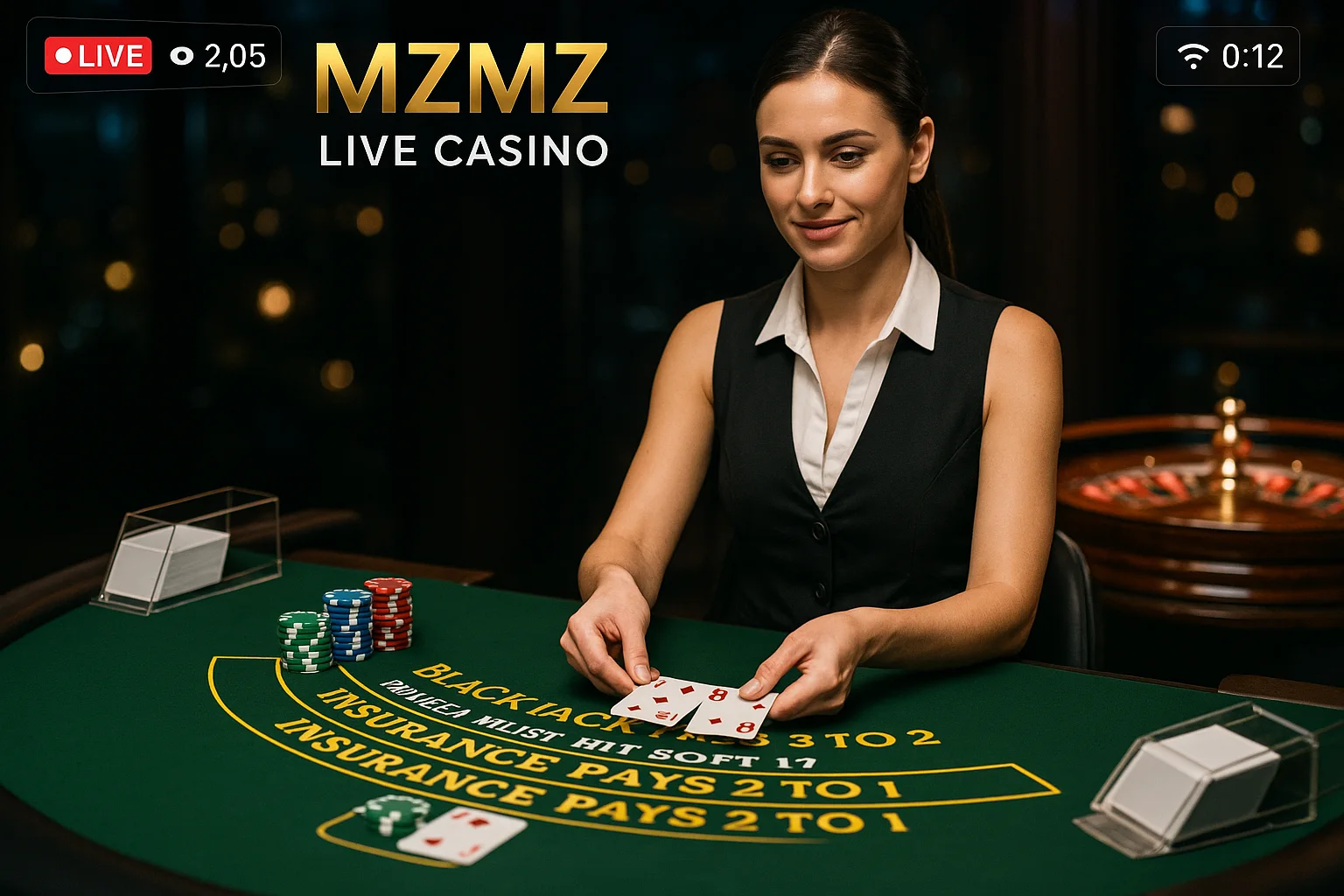 O MZMZ Live Casino lança promoções regularmente
