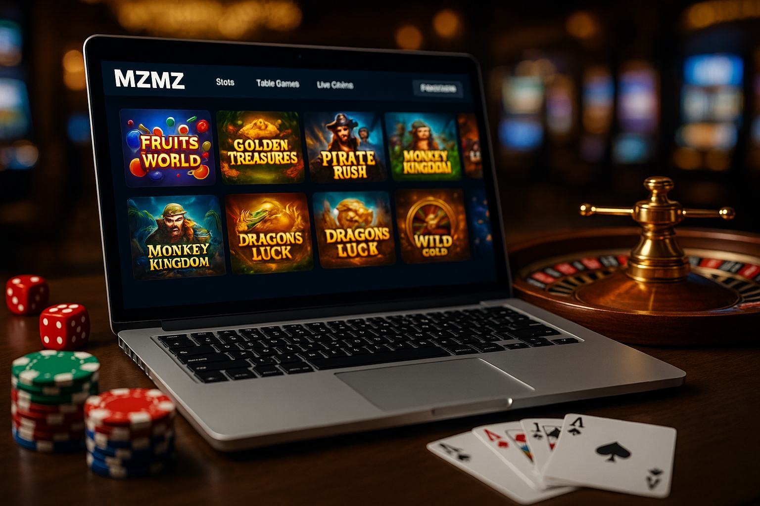 Jogos de cassino online MZMZ