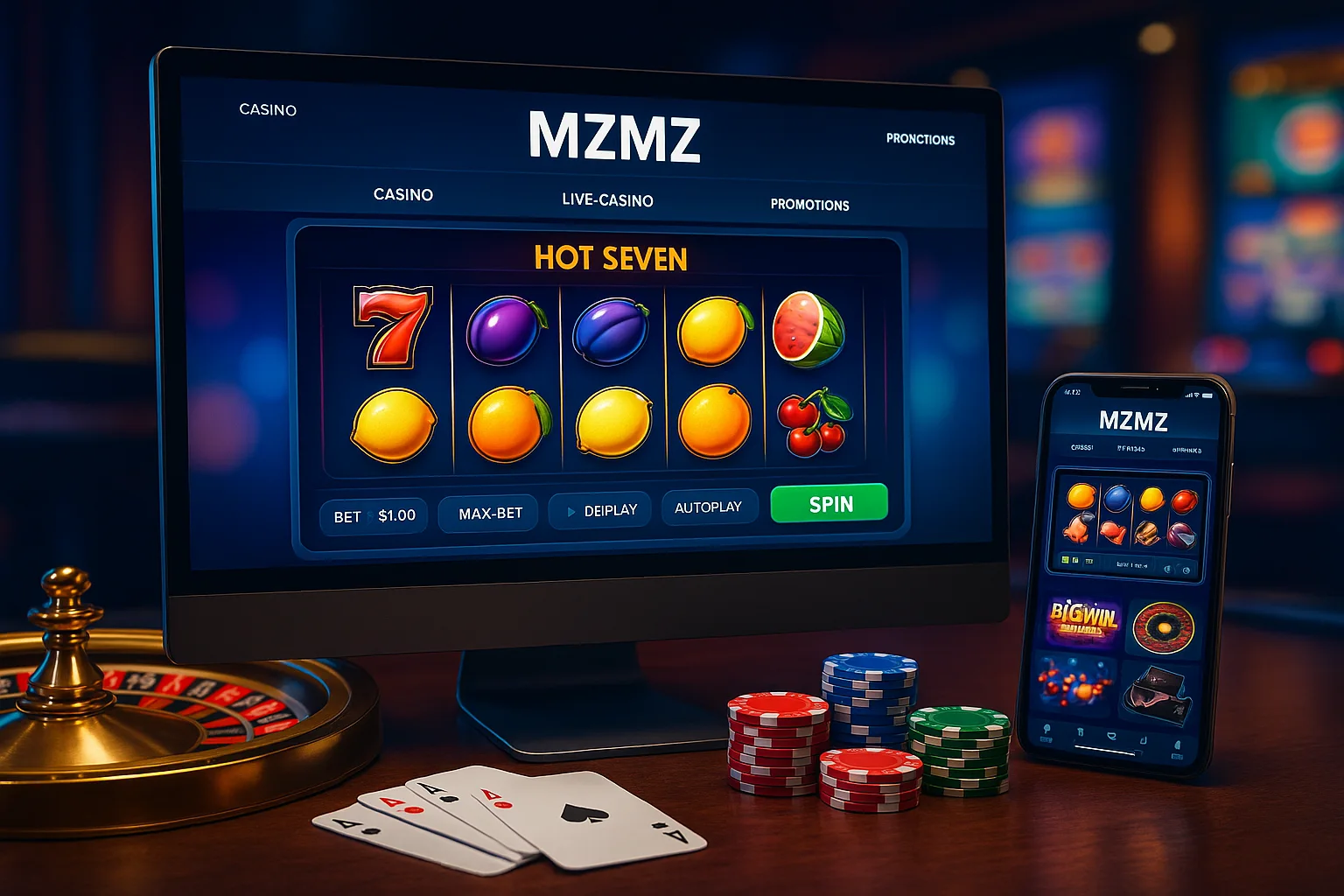 Jogos de cassino online inovadores e emocionantes na MZMZ