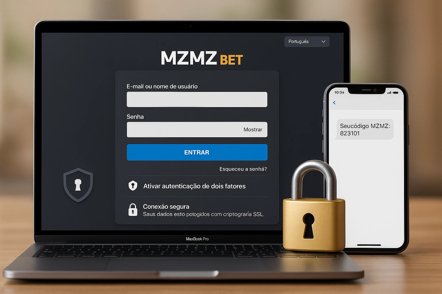 Criar uma nova Conta no plataforma MZMZ