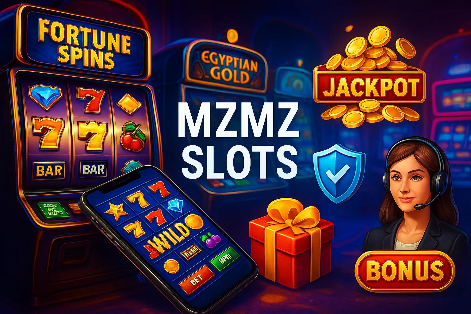 Explore o mundo das slot machines no MZMZ Casino